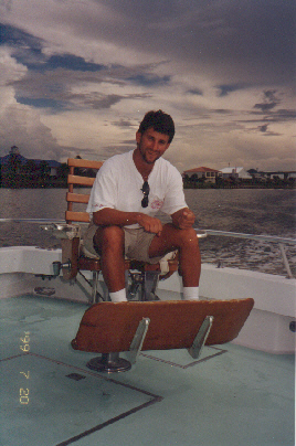 Captain Sean in the fighting chair.